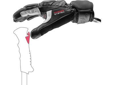 Leki Griffin Pro 3D, black/white - Bild 4