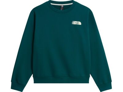 The North Face M Retro Trail Relaxed Crew Graphic pacific teal