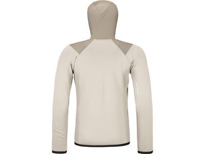 Ortovox Merino Fleece Grid Hoody M, white chalk - Bild 2