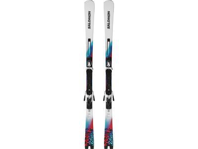Salomon Addikt + MI12 GW F80, white/neon blue/red - Bild 2
