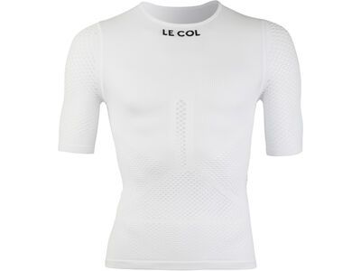 Le Col Unisex Pro Mesh Short Sleeve Base Layer white