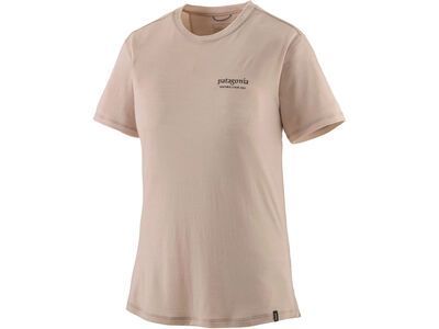 Patagonia Women's Capilene Cool Merino Blend Graphic Shirt Heritage Header, shroom taupe - Bild 1