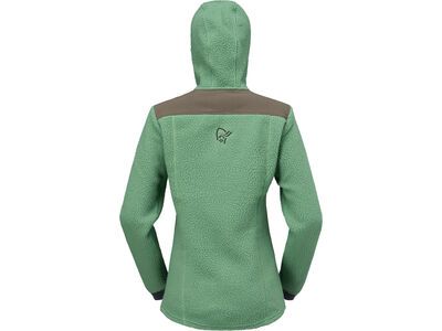 Norrona trollveggen warm3 Zip Hood W's, dark ivy - Bild 2