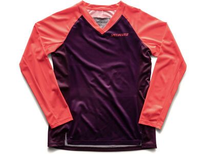 Specialized Women's Andorra Jersey LS, berry/acid lava mirror