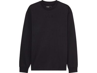 Fox Wordmark Oversized Long Sleeve Tee, black