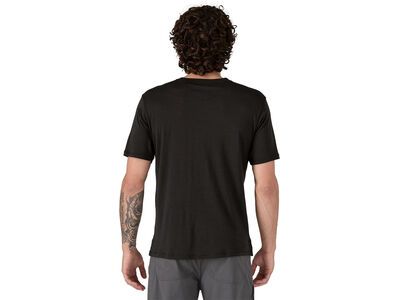 Patagonia Men's Cap Cool Merino Blend Graphic Shirt Heritage Header, black - Bild 2