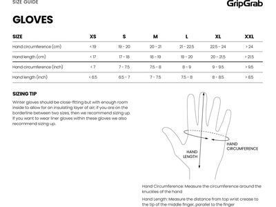 GripGrab PACR Windproof Winter Gloves, Black - Bild 10