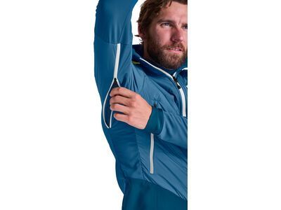 Ortovox Swisswool Col Becchei Hybrid Jacket M, mountain blue - Bild 2