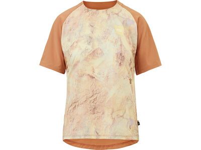 Picture Ice Flow Printed Tech Tee, geology cream