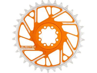 Burgtec 3 mm Offset Thick Thin Chainring SRAM 8-Bolt, iron bro orange - Bild 13