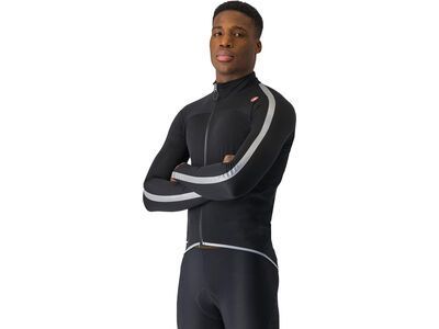 Castelli Ultra Rain Cape, black/silver reflex