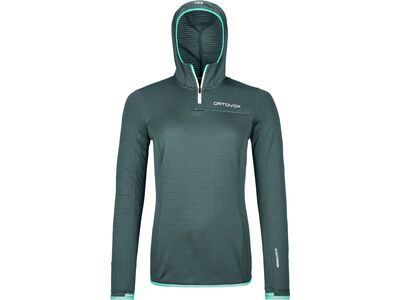Ortovox Merino Fleece Light Grid ZN Hoody W, dark arctic grey