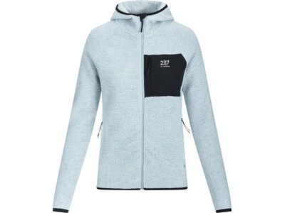 2117 of Sweden Women’s Wool Pile Hoodie Skord, ice blue