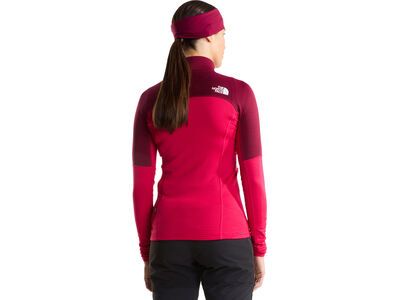 The North Face W Polartec Power Grid Stormgap Jacket, lali guran/burgundy cru - Bild 5