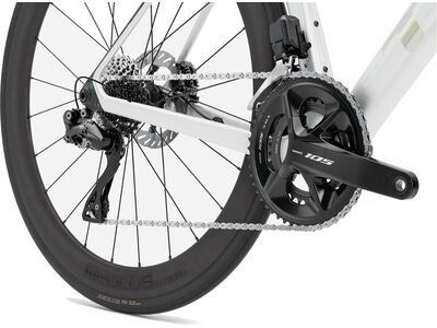 Trek Madone SL 6 Gen 8, gloss crystal white/matte deep smoke - Bild 6