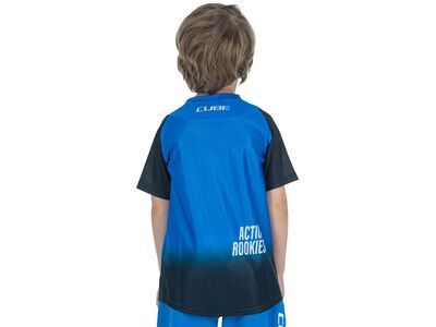 Cube Vertex Trikot Rookie kurzarm X Actionteam, black´n´blue - Bild 3