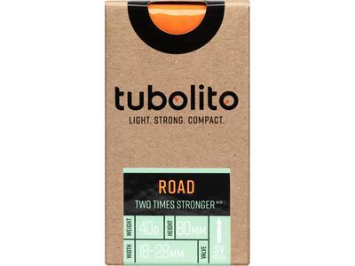 Tubolito Tubo-Road 80 mm - 700C x 18-28, orange - Bild 2