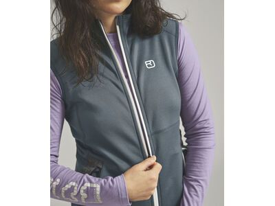 Ortovox Merino Fleece Vest W, black raven - Bild 4