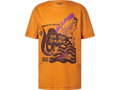 Endura Kinder Singletrack Trikot, end orange - Bild 1