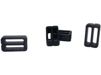 Fixplus Strapkeeper für 1,2 cm Straps - 4 Stück, black