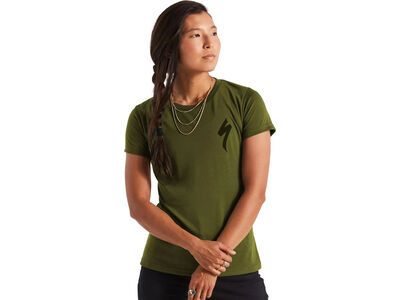 Specialized S-Logo T-Shirt Damen kurzarm, olive green - Bild 2