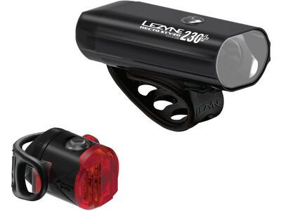 Lezyne Hecto StVZO 230+ / Femto USB-C StVZO Rear Set, black