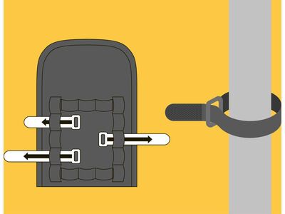 Tex-Lock Fahrradschloss-Tasche, black - Bild 4