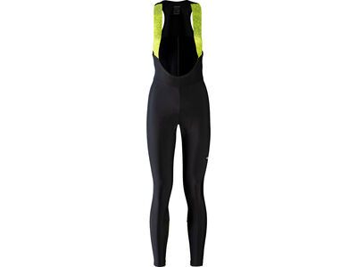 Gore Wear Progress Thermo Trägerhose+ Damen black/neon yellow
