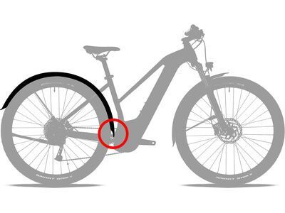 Cube Acid Schutzblechset 57 28 Zoll BB Mount 2.0, black - Bild 4