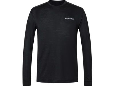super.natural M Alarm Running LS, jet black/jet black