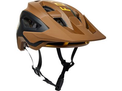 Fox Speedframe Pro Helmet Blocked nutmeg