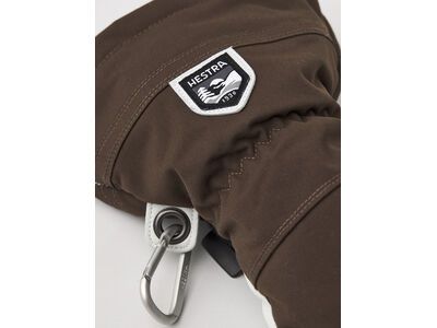 Hestra Army Leather Heli Ski 5 Finger, espresso - Bild 3