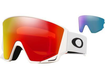 Oakley Flow Scape L, Prizm Snow Torch Iridium & Iced / matte white