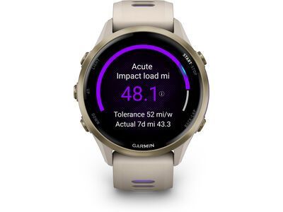Garmin Forerunner 970, gray/softgold titan - Bild 3