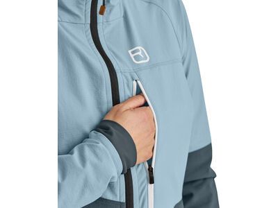 Ortovox Merino Airsolation Punta Berrino Jacket W, glacier grey - Bild 3