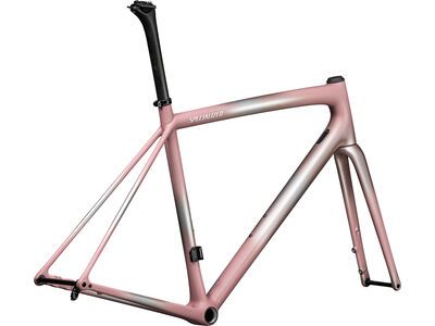 Specialized Aethos Rahmenset, flake silver/dusky pink + champ. radial fades - Bild 3