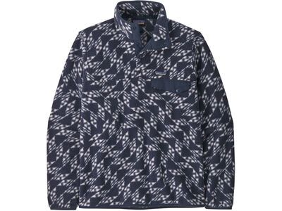 Patagonia Men's Lightweight Synchilla Snap-T Pullover Synched Flight new navy