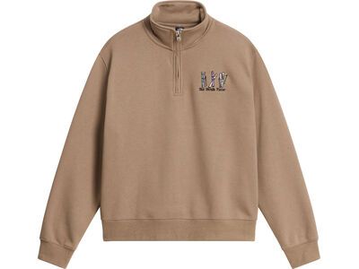 The North Face W Ski Embro Relaxed 1/4 Zip Graphic garnet