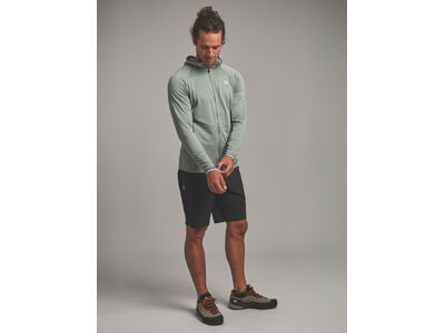 Ortovox Merino Fleece Light Grid Hoody M, green sage - Bild 4