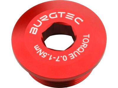 Burgtec Shimano Crank Bolt race red