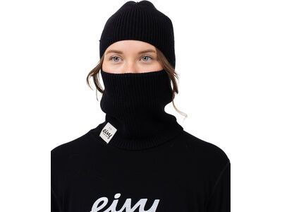 Eivy Foldable Knit Balaclava Beanie, black - Bild 3