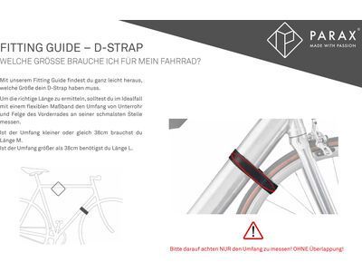 PARAX D-Strap M, schwarz - Bild 3