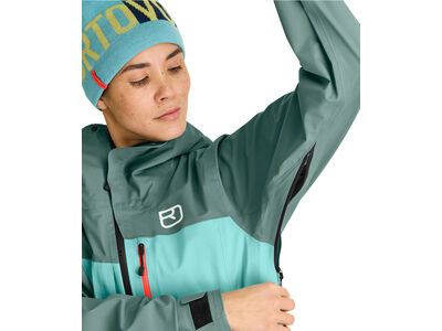 Ortovox 3L Ravine Shell Jacket W, ice waterfall - Bild 4