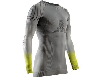 X-Bionic Invent Graphics Shirt LS Men rhino grey/light grey/canary