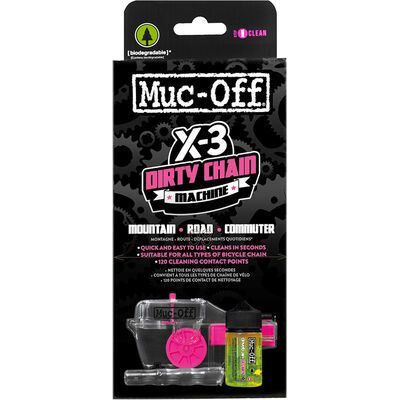 Muc-Off X-3 Dirty Chain Machine inkl. 75 ml Bio Drivetrain Cleaner