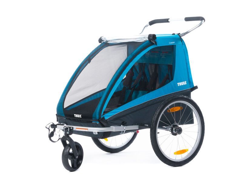 coaster xt blue inklusive fahrrad und buggy-set