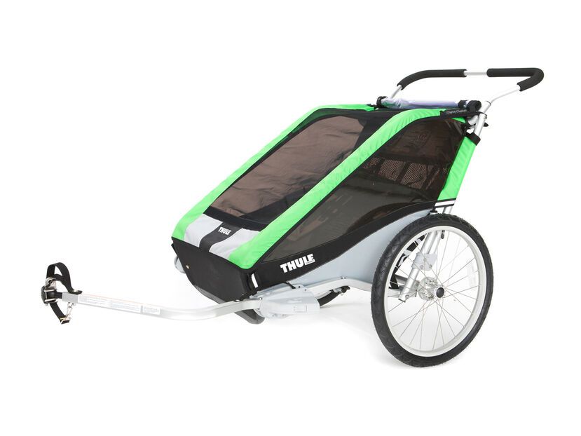 Thule Chariot Cheetah 2 inkl. FahrradSet, grün BIKER