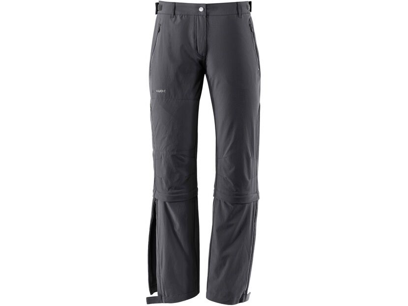 VAUDE Farley Pantaloni Capri Elasticizzati Donna – Cerniera A T, Tasca, Asciugatura Rapida – Eco-Friendly PFC-Free