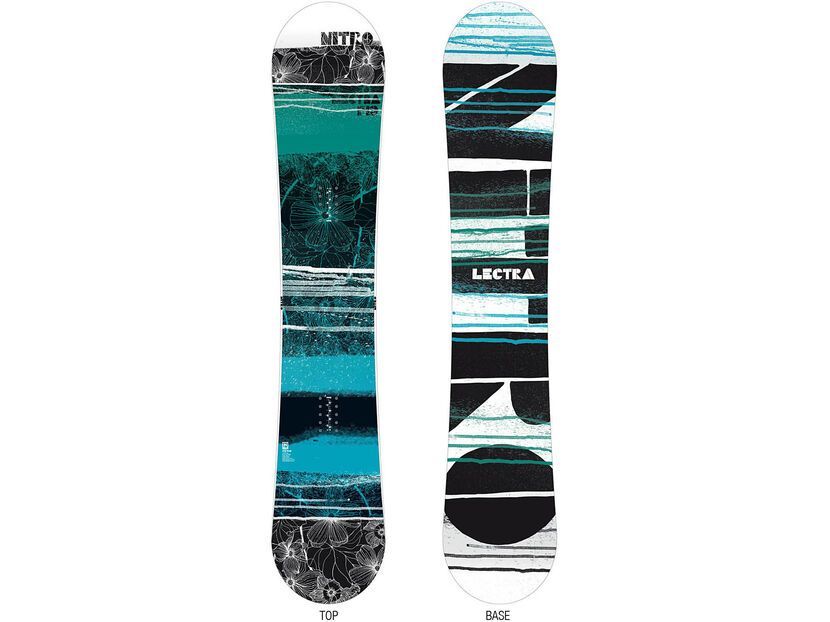 nitro lectra echo snowboard LEAF CAM-OUT Foundry Distribution the Lectra Blushs Radial Sidecut delivers smooth turns Snowboard Nitro Lectra Brite 2010/2011