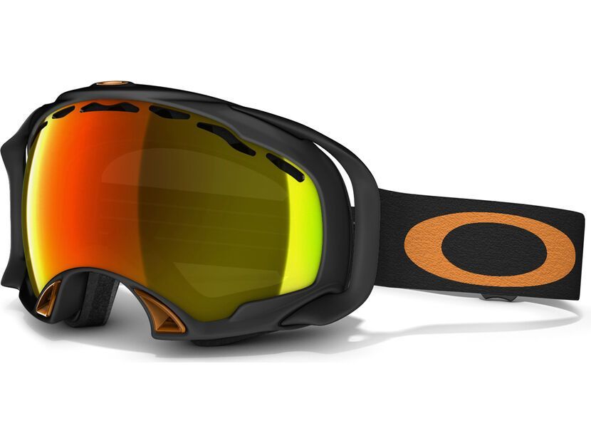 Oakley Splice, Matte Black/Fire Iridium | BIKER-BOARDER.DE